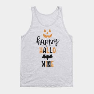 Happy Hallo-Wine Tank Top